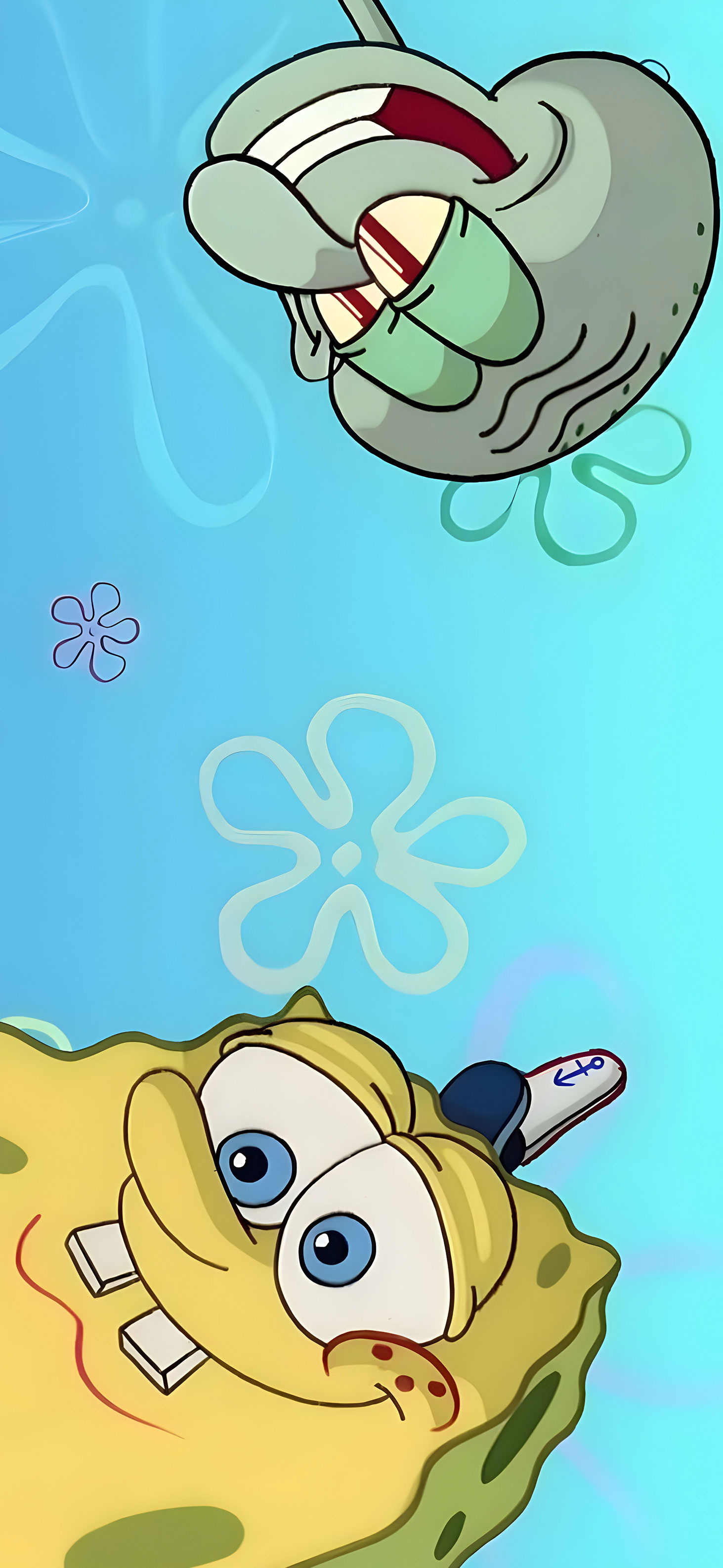 Squidward Smiling Wallpaper