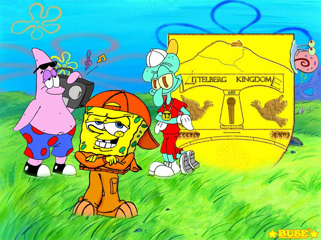 Download Gangster Spongebob Wallpaper