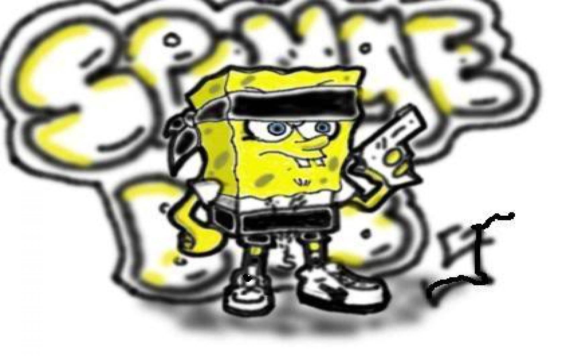 Download Gangster Spongebob Wallpaper