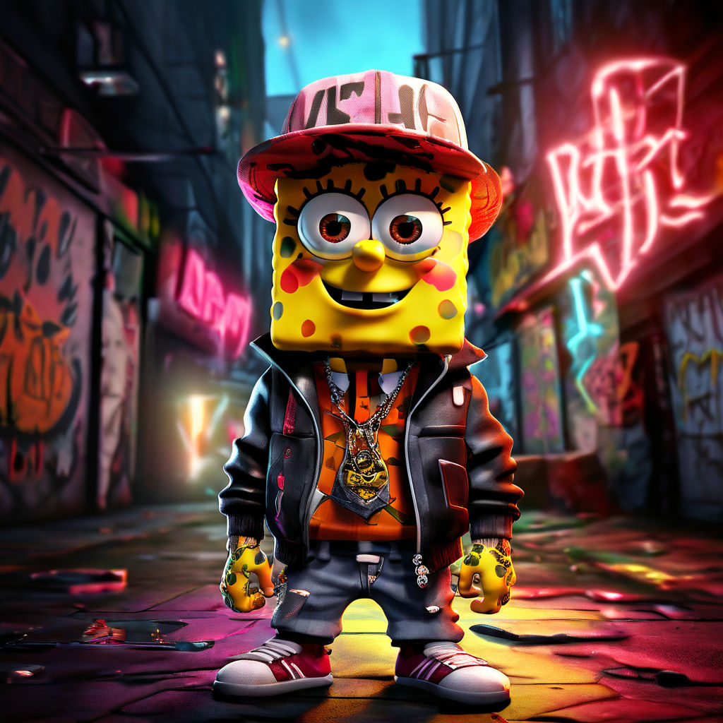 gangster spongebob