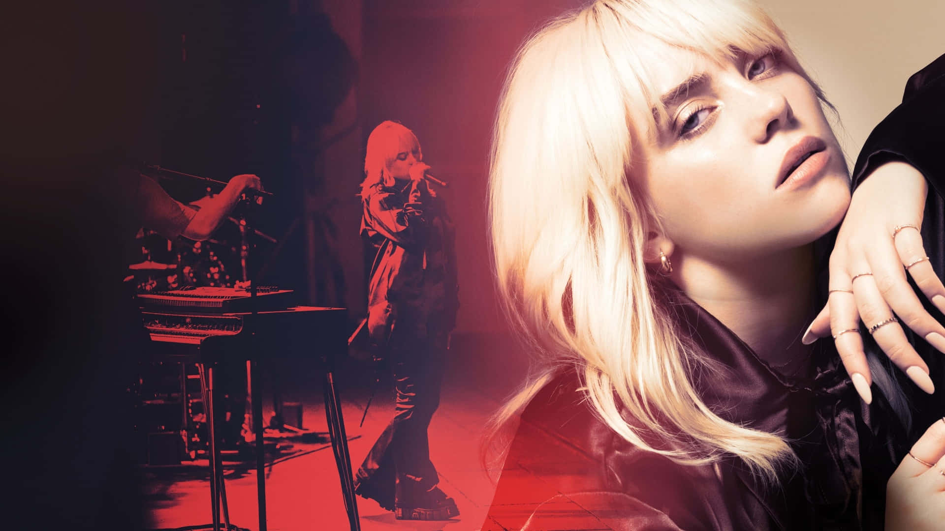 Billie Eilish Background. Wallpaper