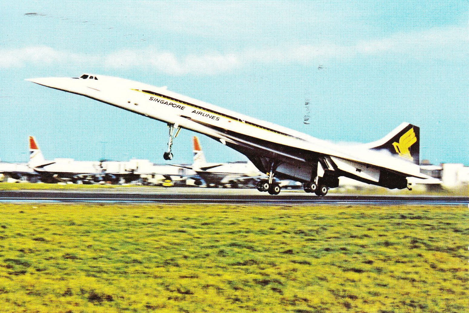 Singapore airlines, Concorde, Plane