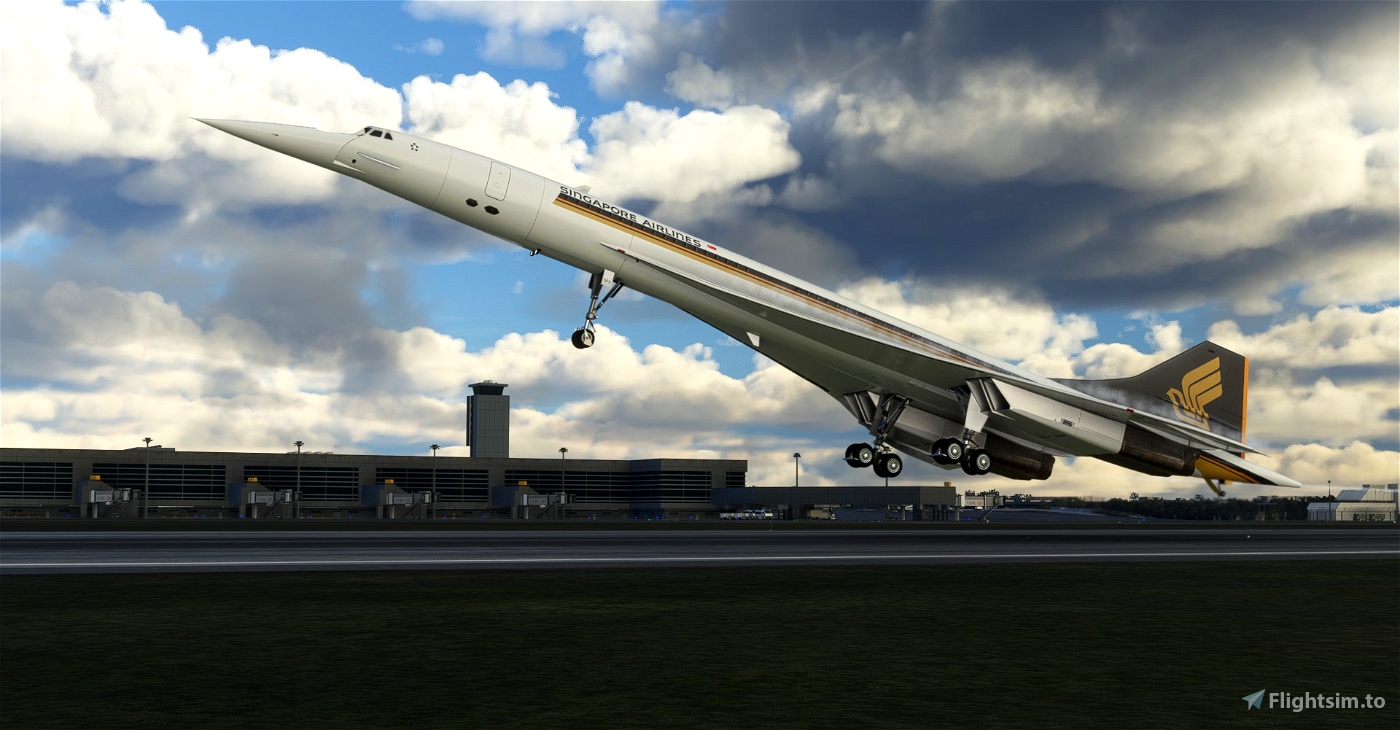 DC Design Concorde Singapore Airlines