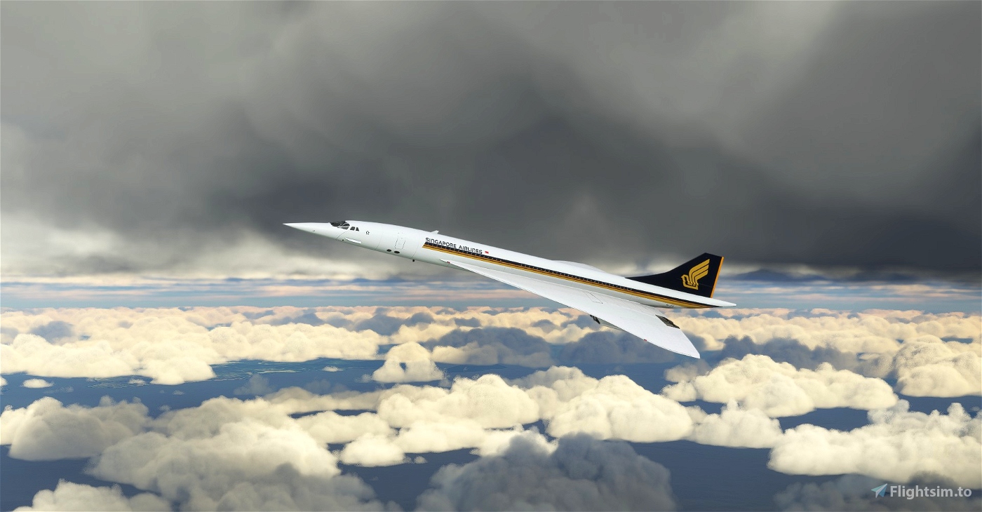 DC Design Concorde Singapore Airlines
