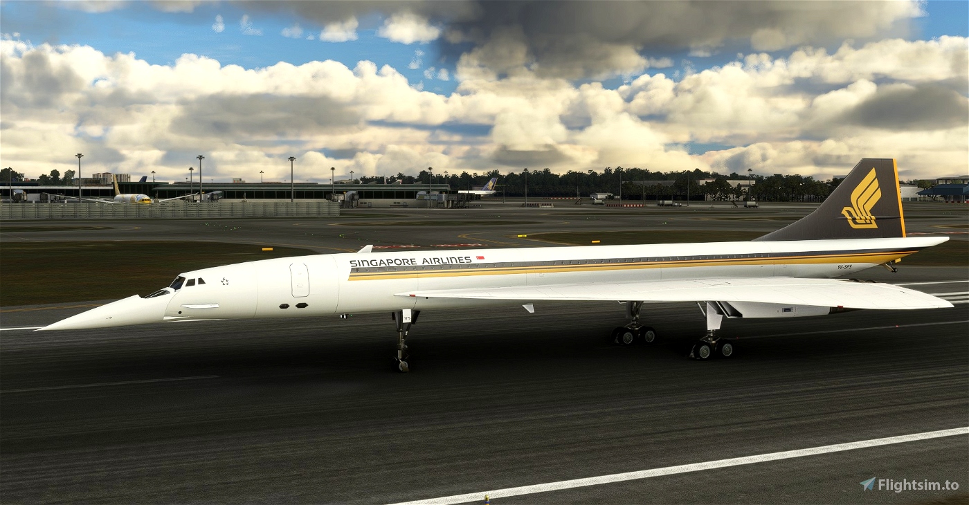 DC Design Concorde Singapore Airlines