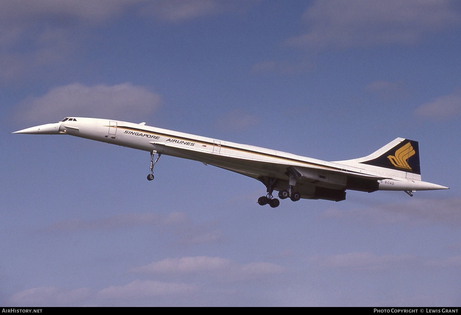 G BOAD. Aerospatiale BAC Concorde 102