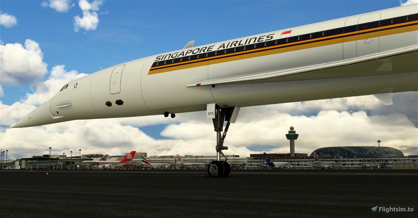 DC Design Concorde Singapore Airlines