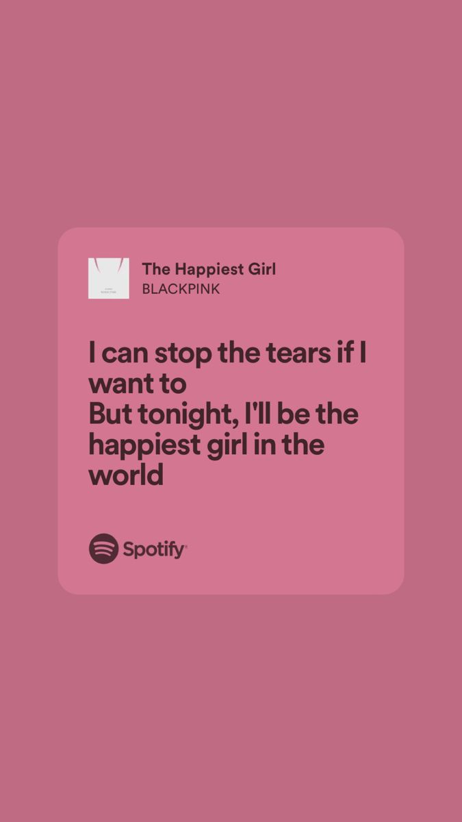 Spotify lyrics card. Meaningful lyrics