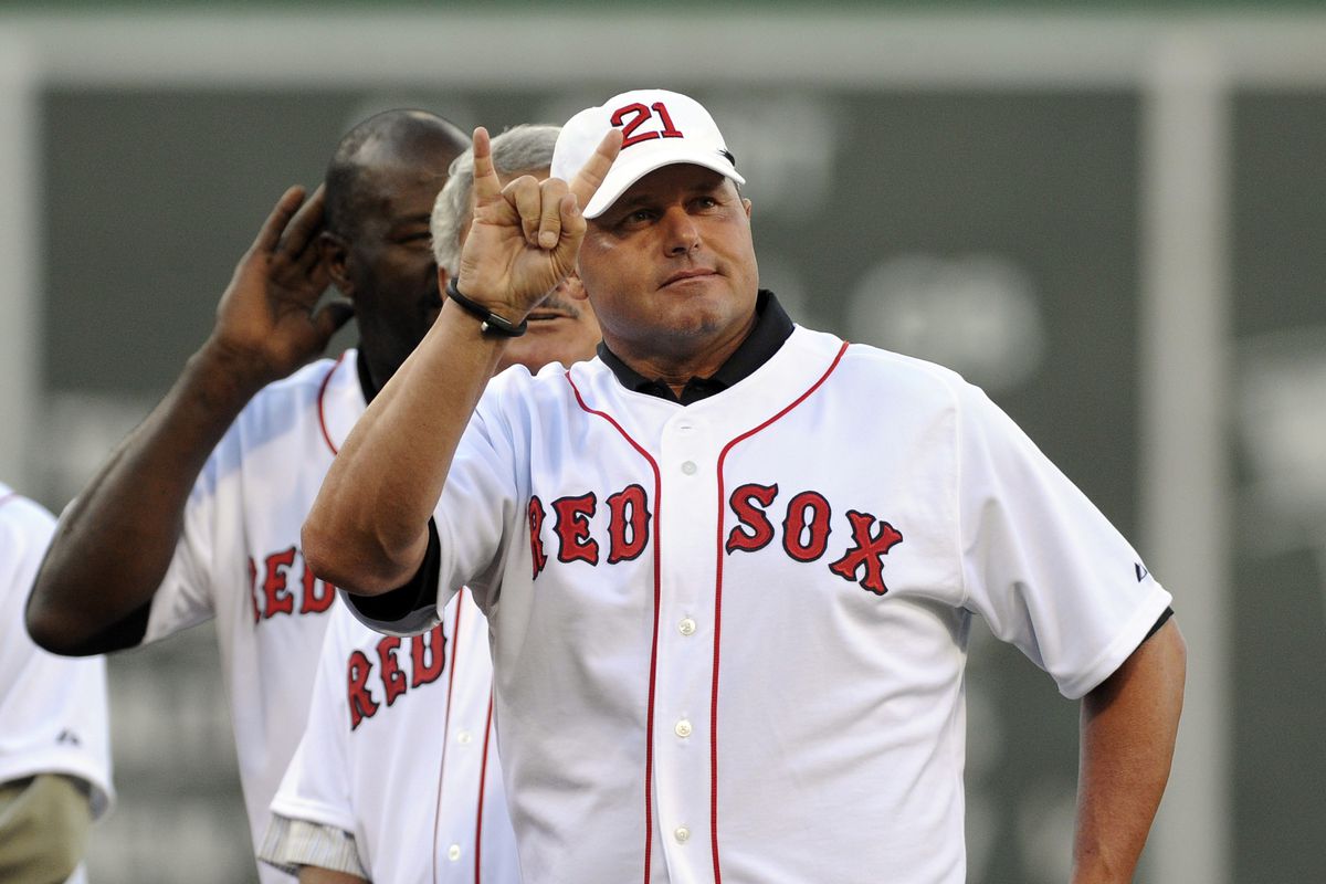 Roger Clemens would wear a Red Sox hat
