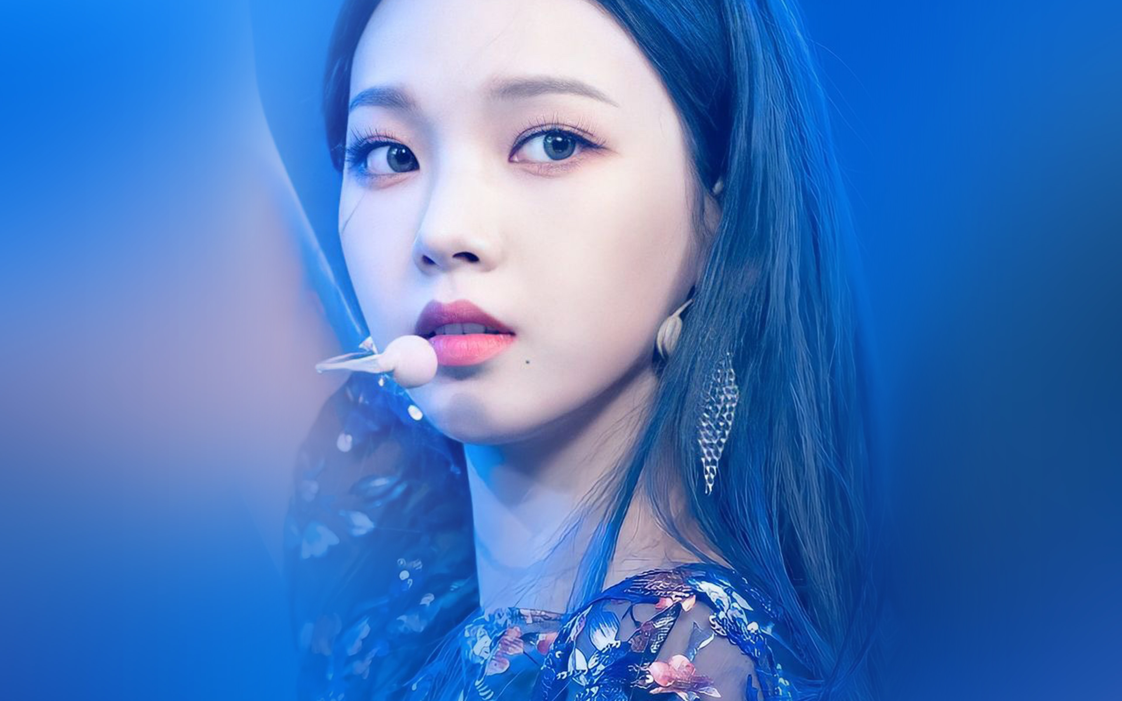 Karina Aespa Girl Blue Kpop