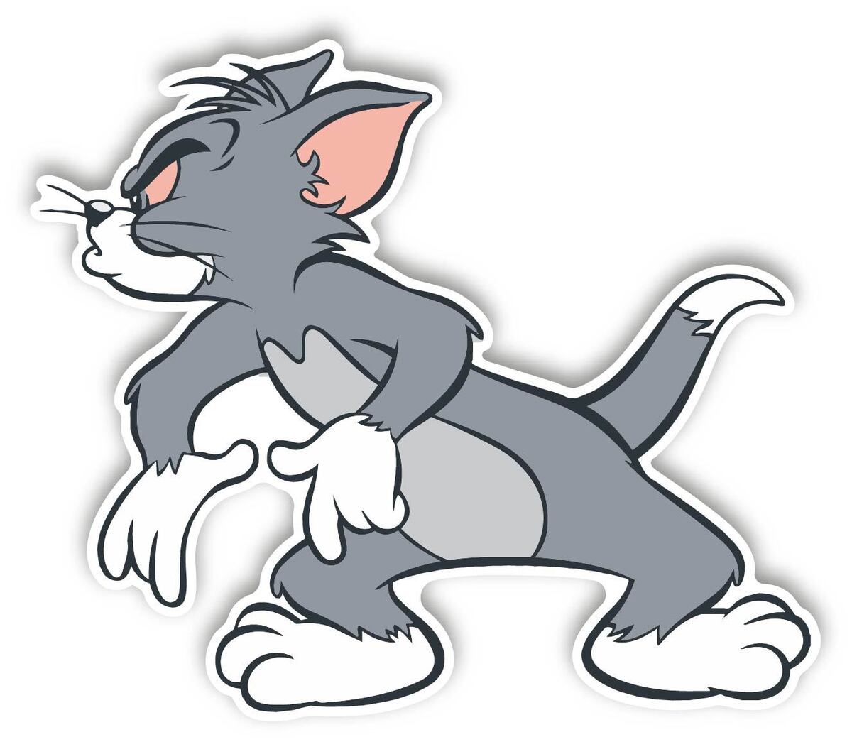 Tom And Jerry Cartoon Sticker laptop