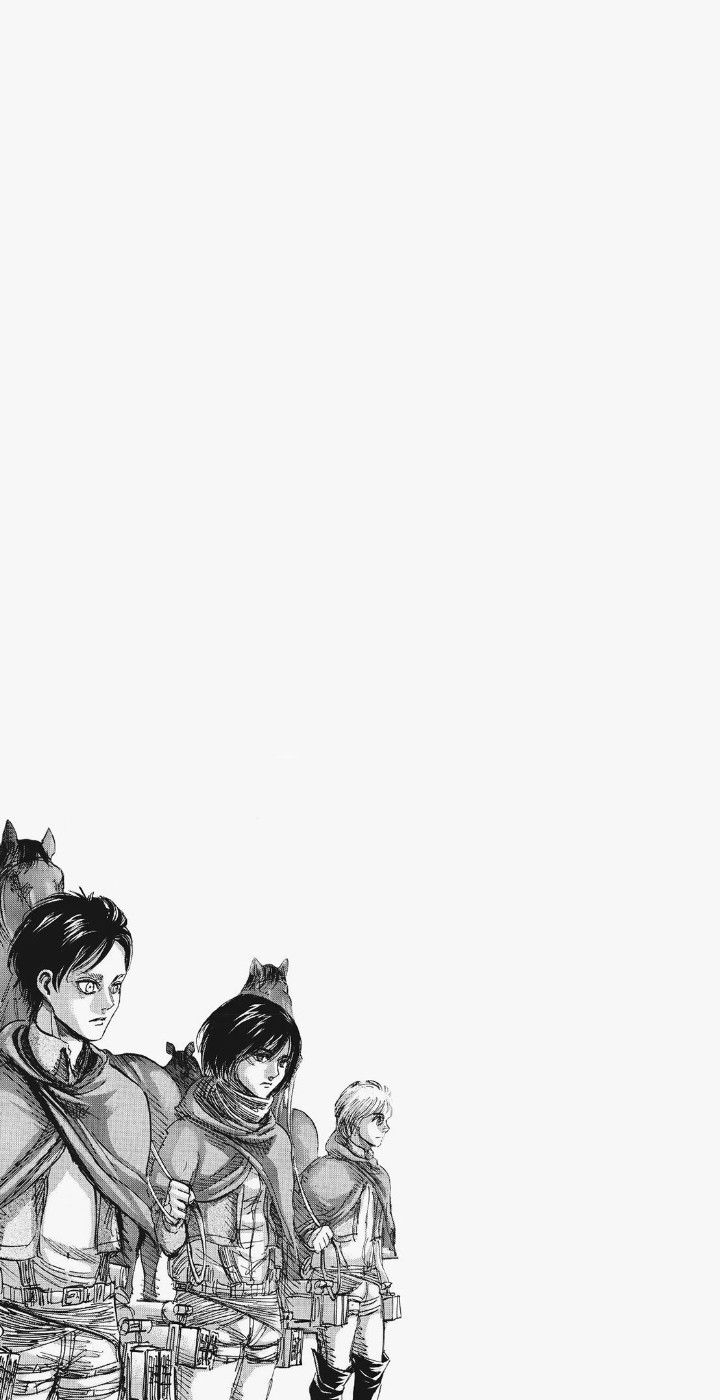 aot manga minimalist wallpaper
