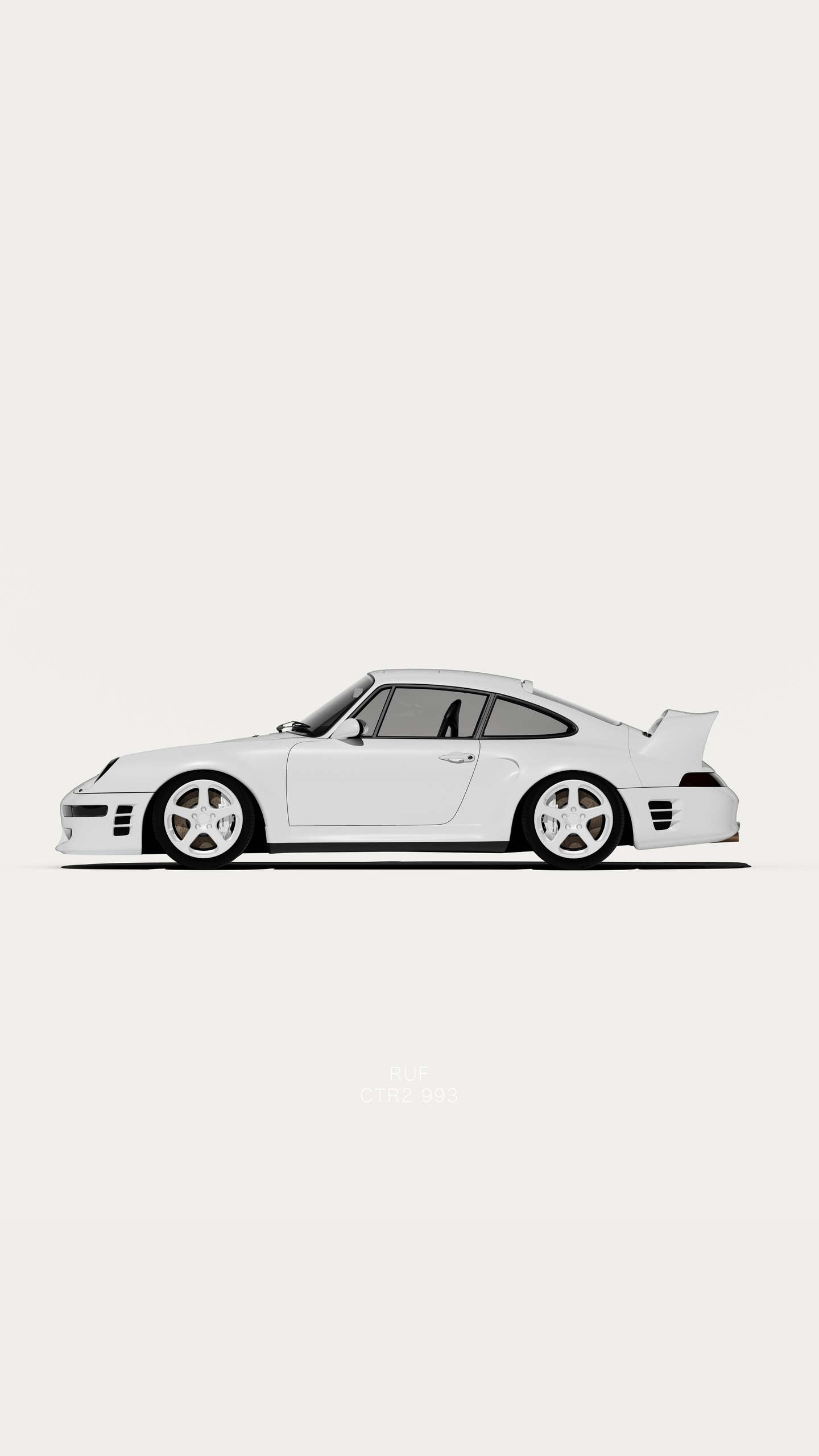 Porsche Minimal White 5k