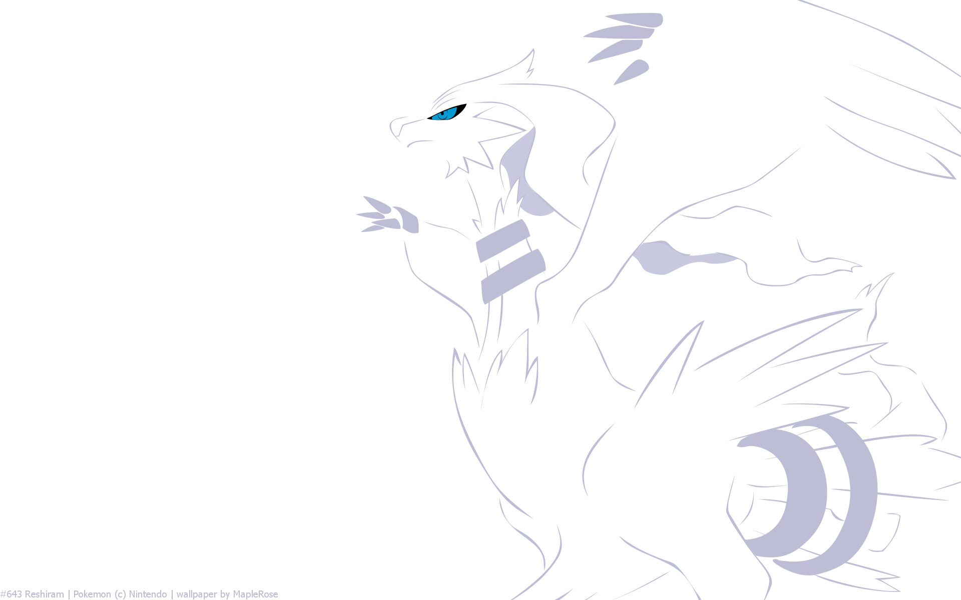 Reshiram. PokéWalls