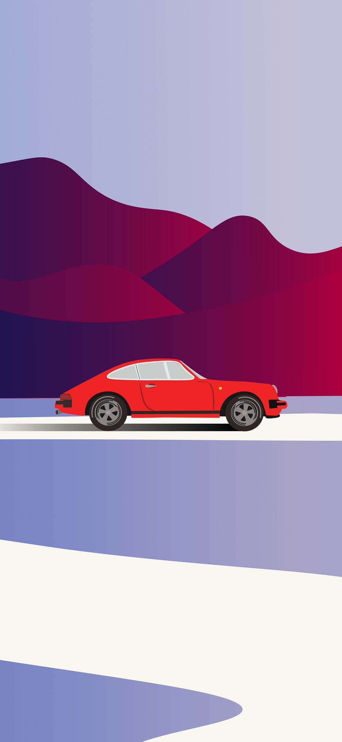 Porsche Minimalist 4k iPhone