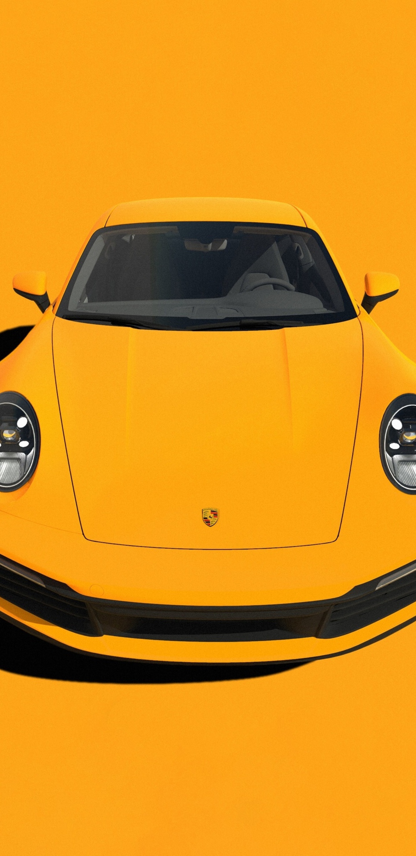 Porsche Car Minimal 4k