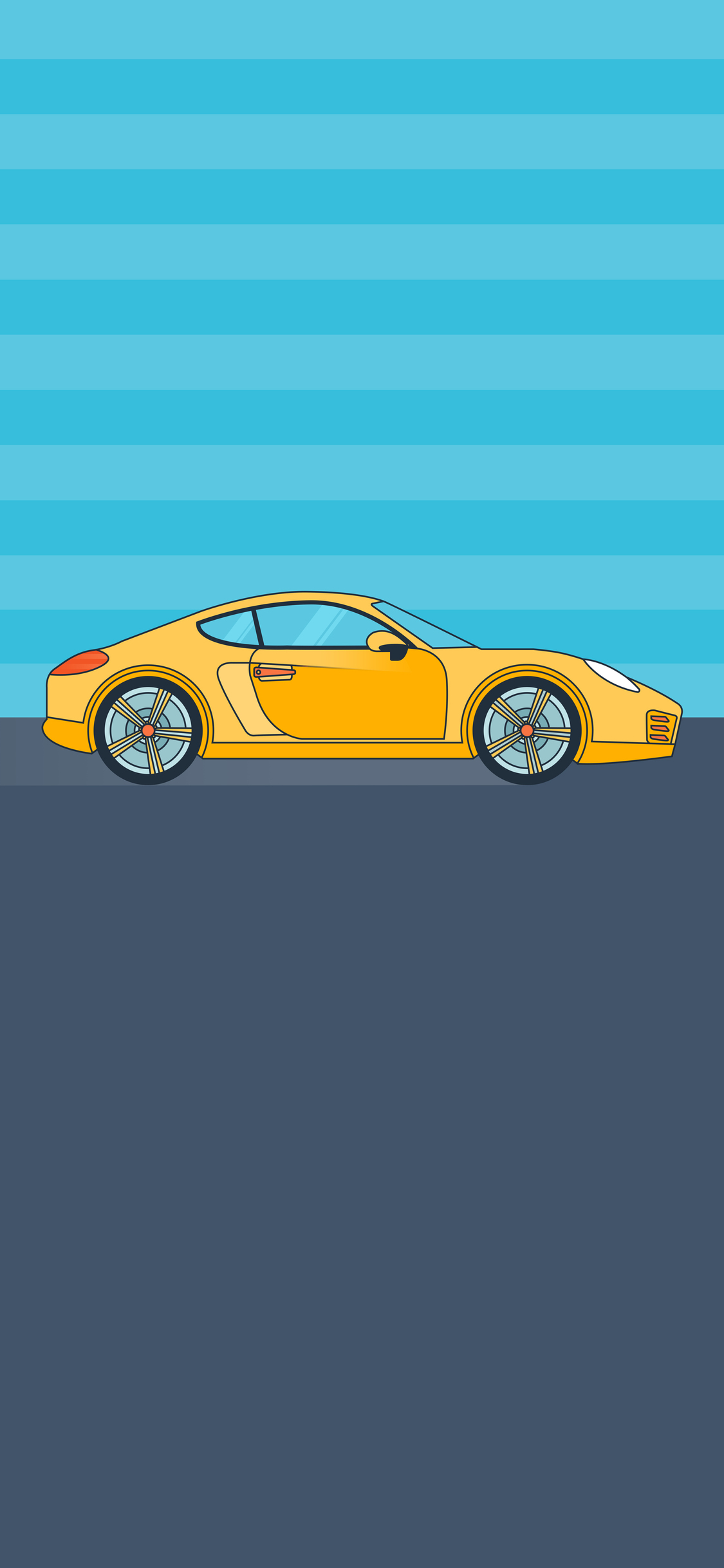 Porsche Minimal 8k iPhone XS