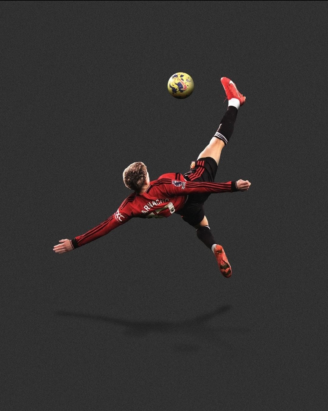 Garnacho Bicycle Kick Wallpapers - Wallpaper Cave