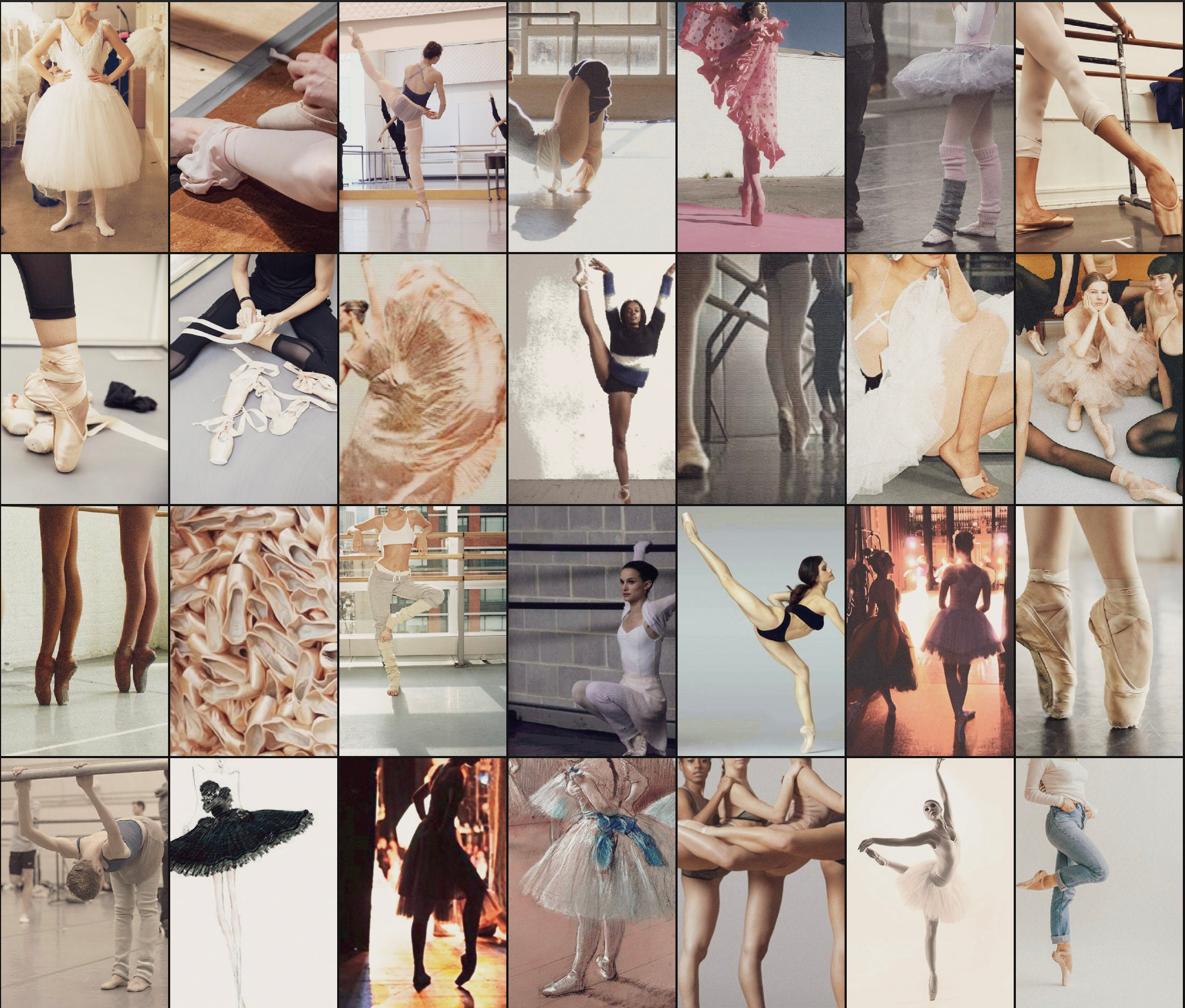 Ballet Inspired Wall Collage 60 4 X 6