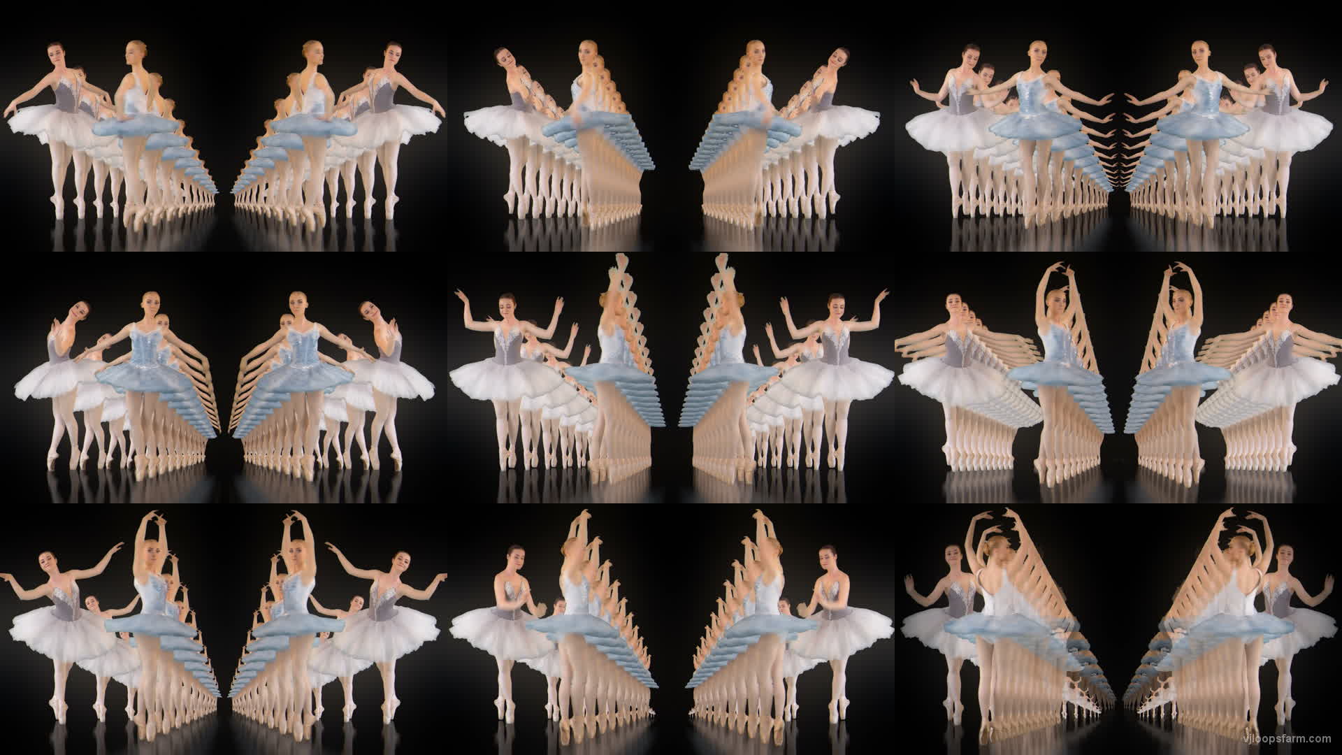 Ballet Dance Video Art Collage
