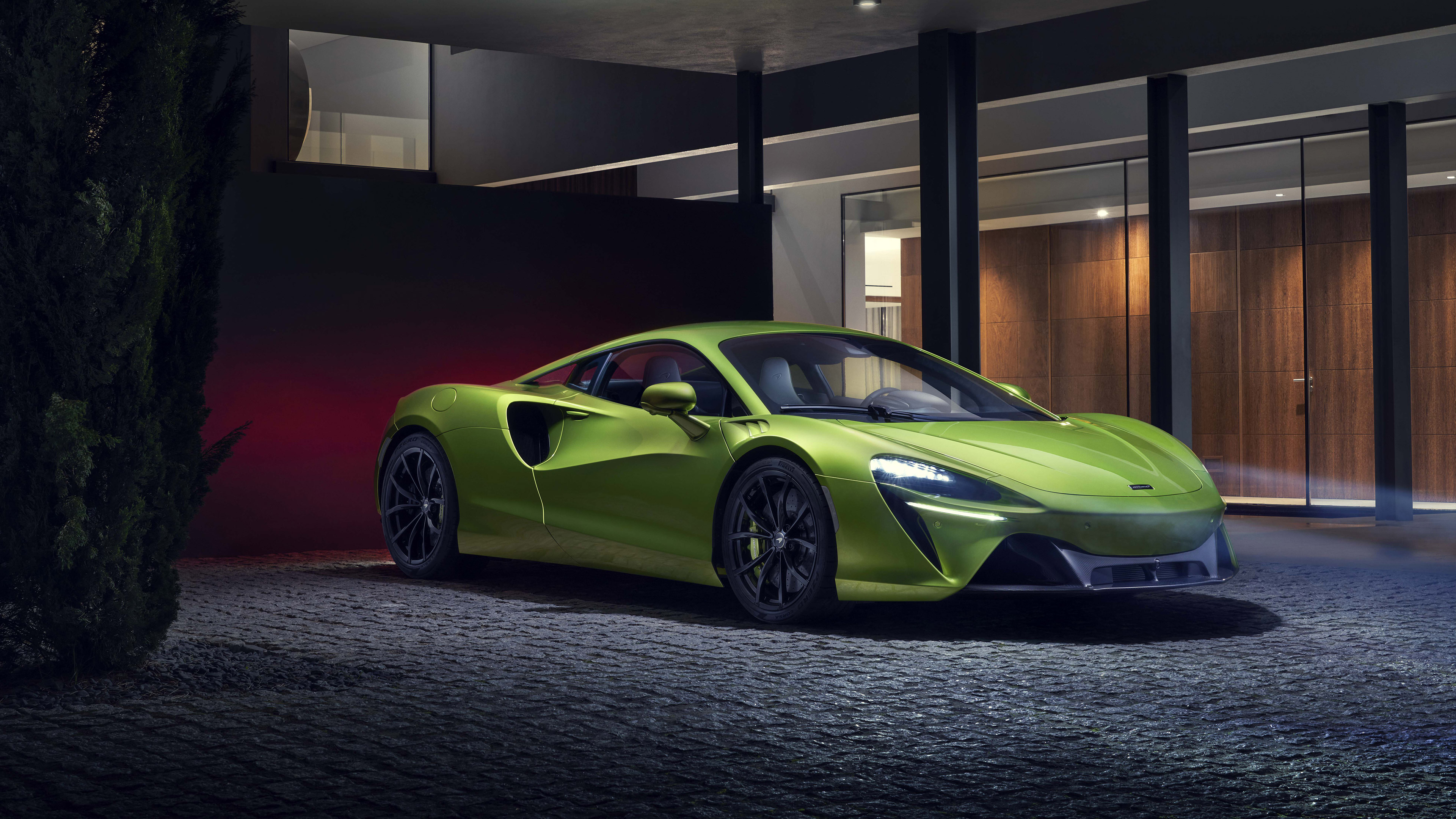 Download Green Car Supercar Car McLaren