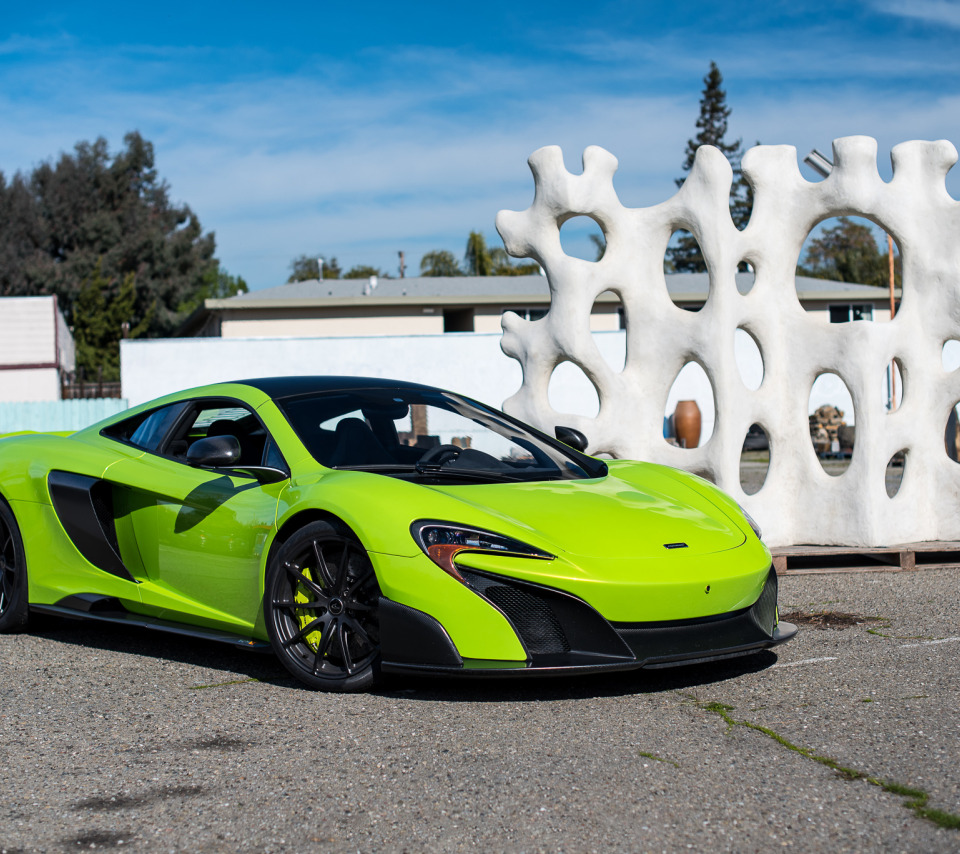 Download wallpaper McLaren, Green