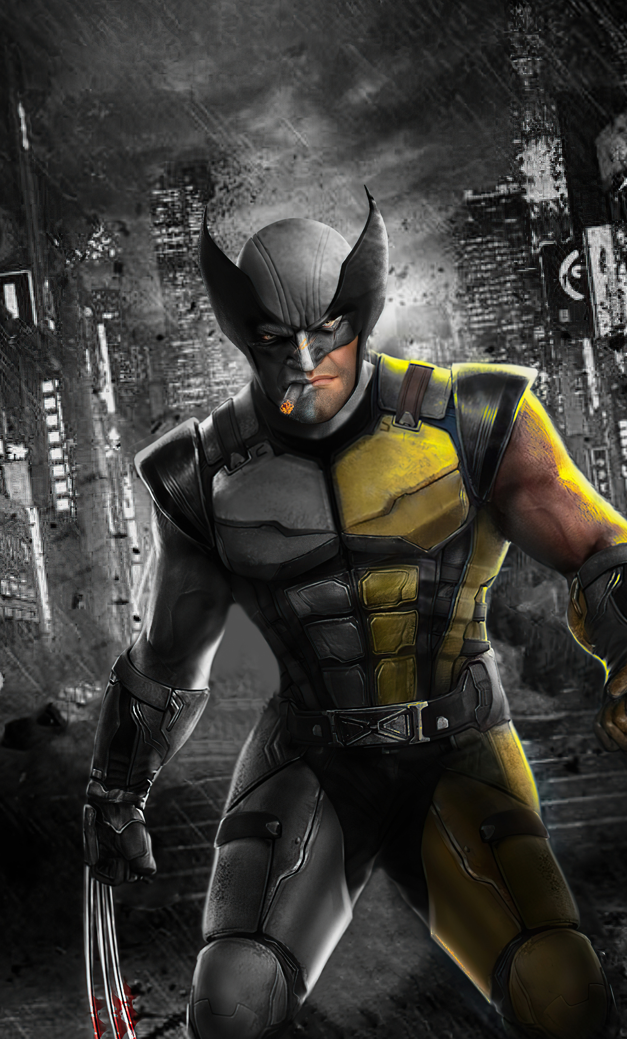 Wolverine X Men Comic Art 5k