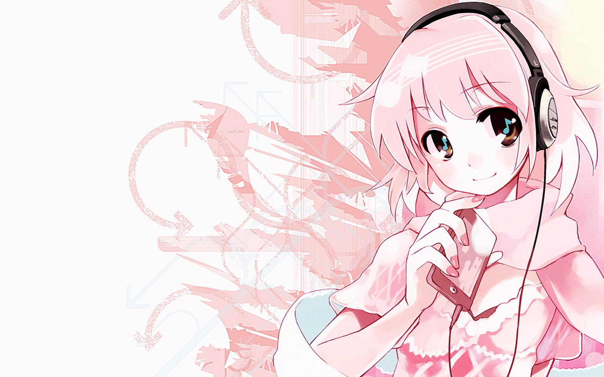 Download Anime Headphones HD Wallpaper