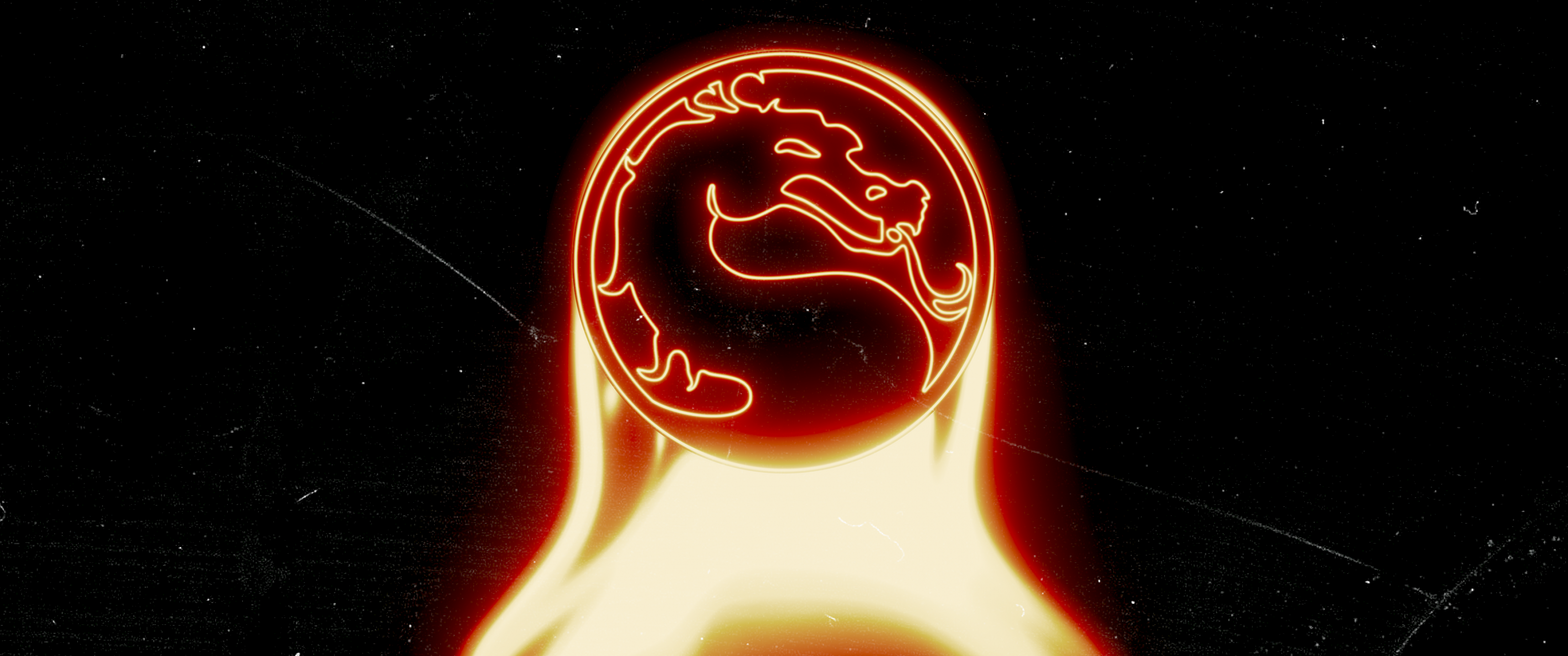 Mortal Kombat Wallpaper 4K, Logo, Dark