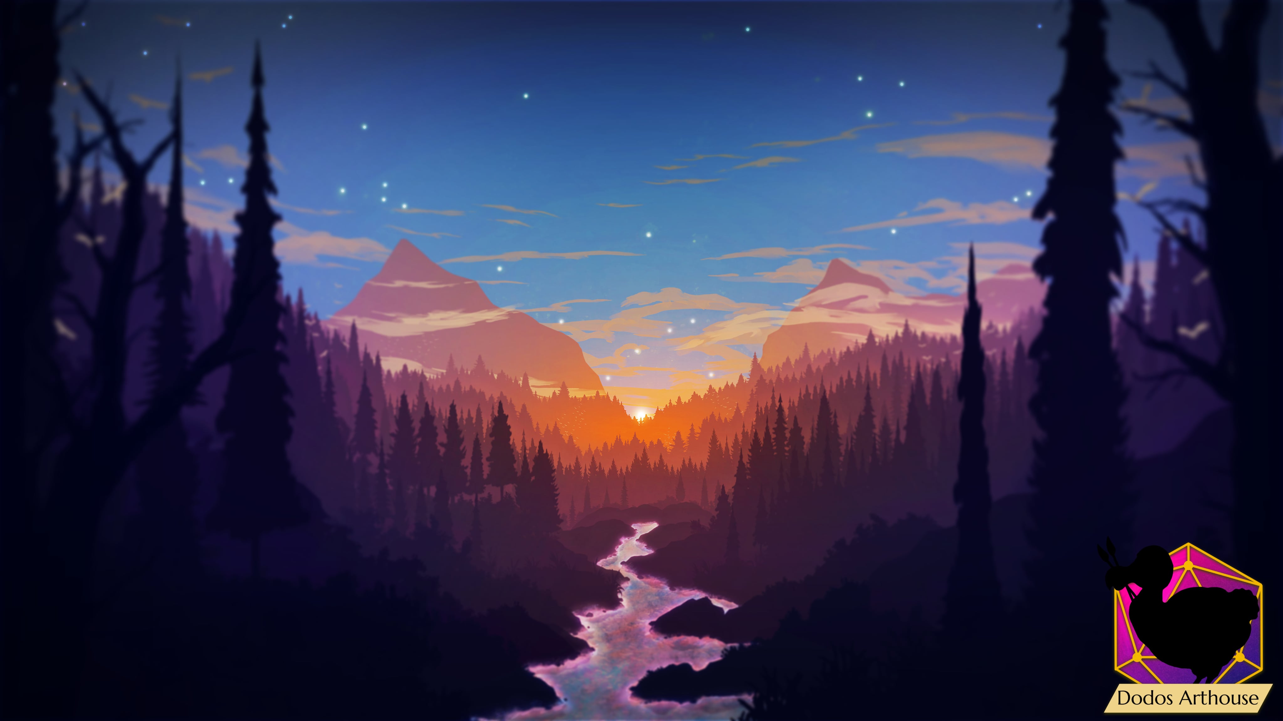 Forest Valley Wallpaper