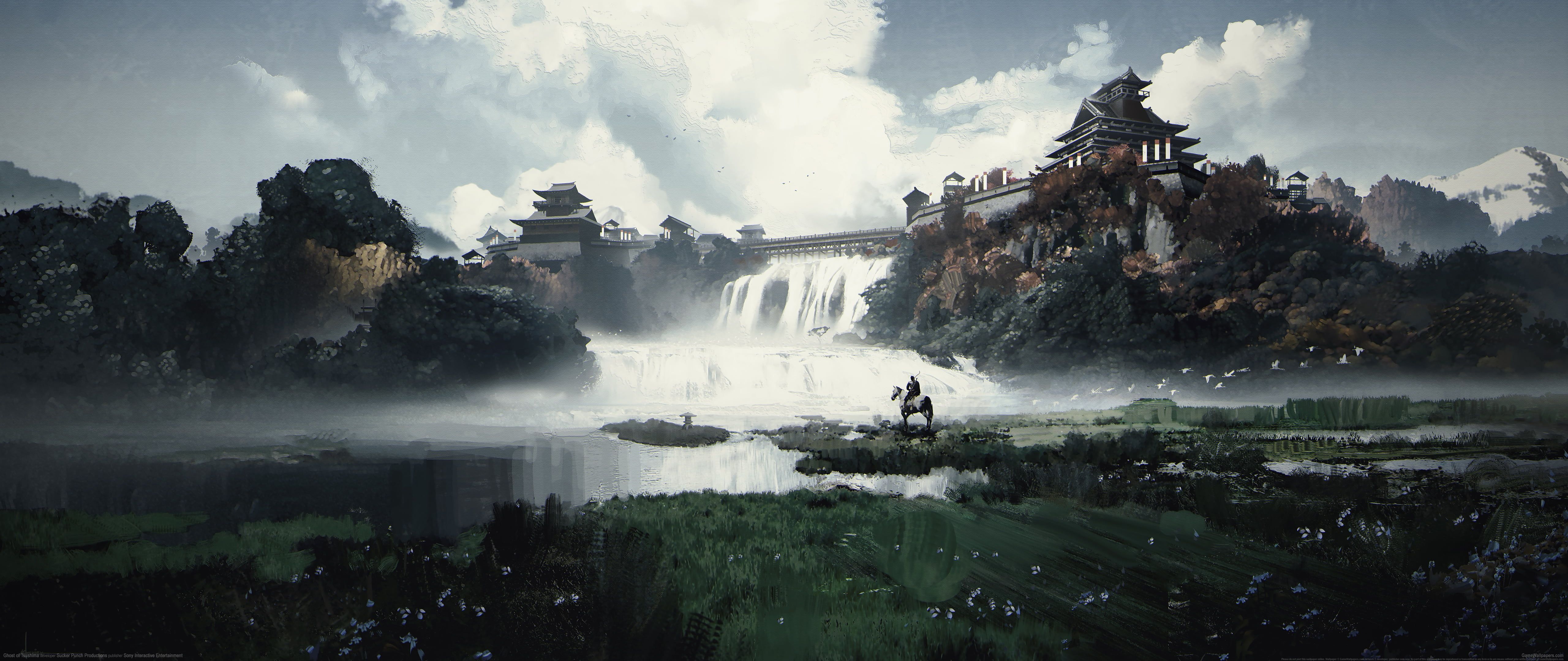 Ghost of tsushima, Scenery, Game art
