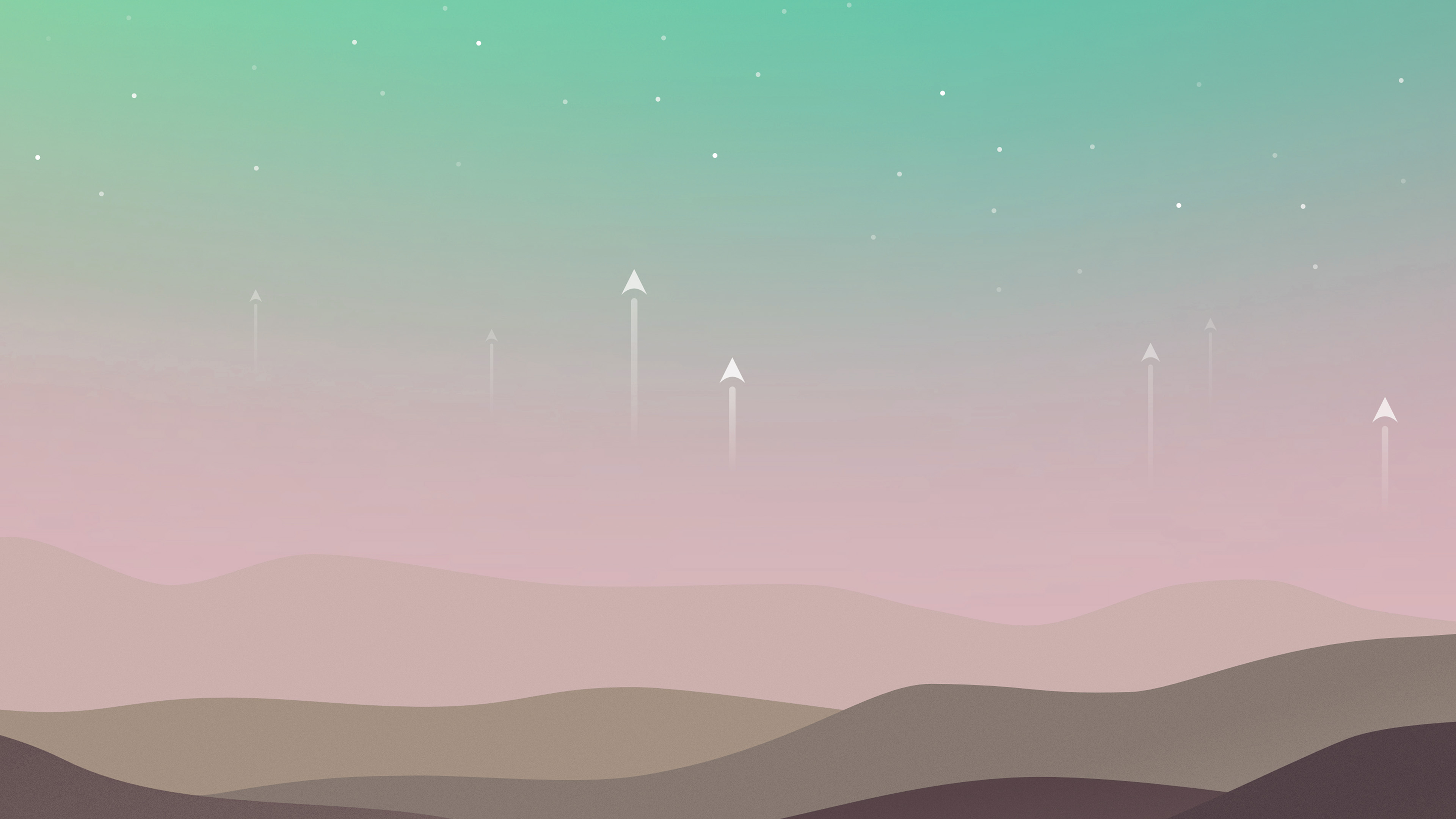 Minimal Space Art Illustration Field