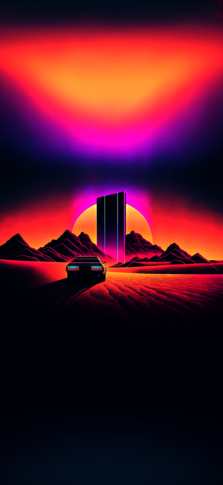 iPhone Wallpaper: Neon Gateway