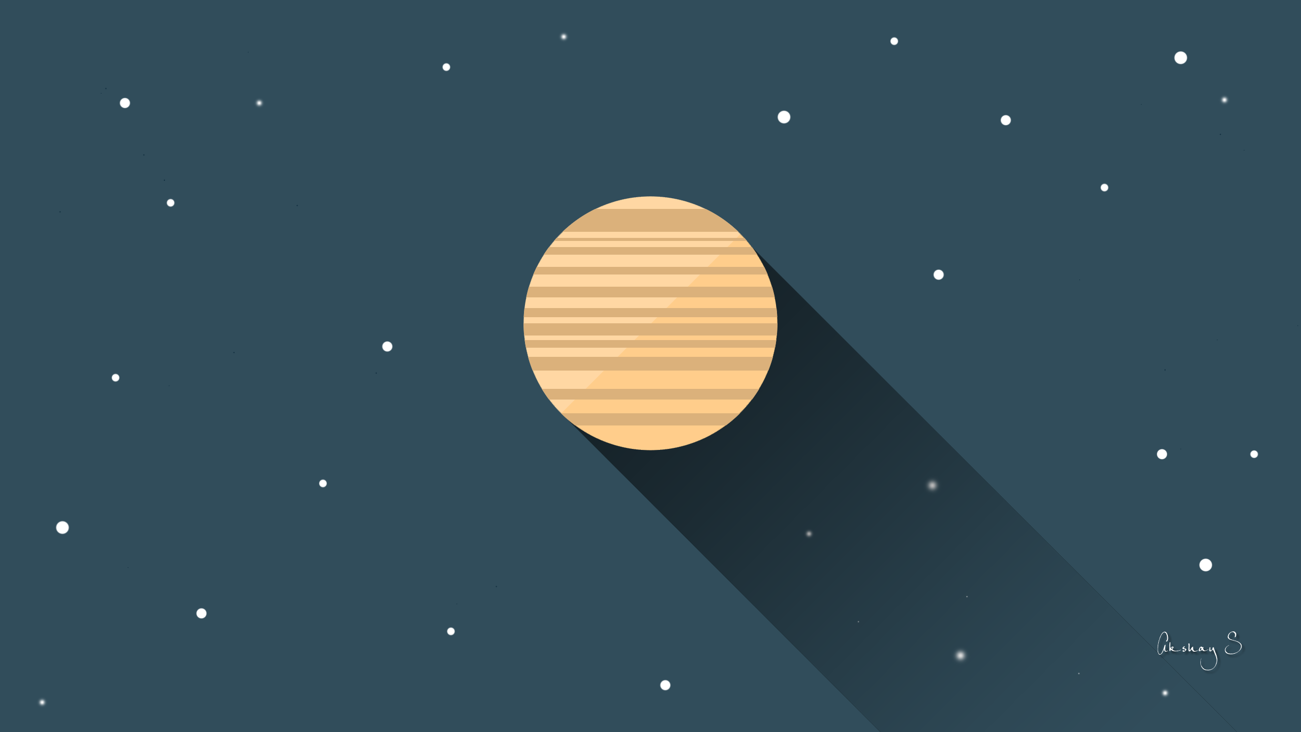 Planet Artistic Minimalist HD Wallpaper
