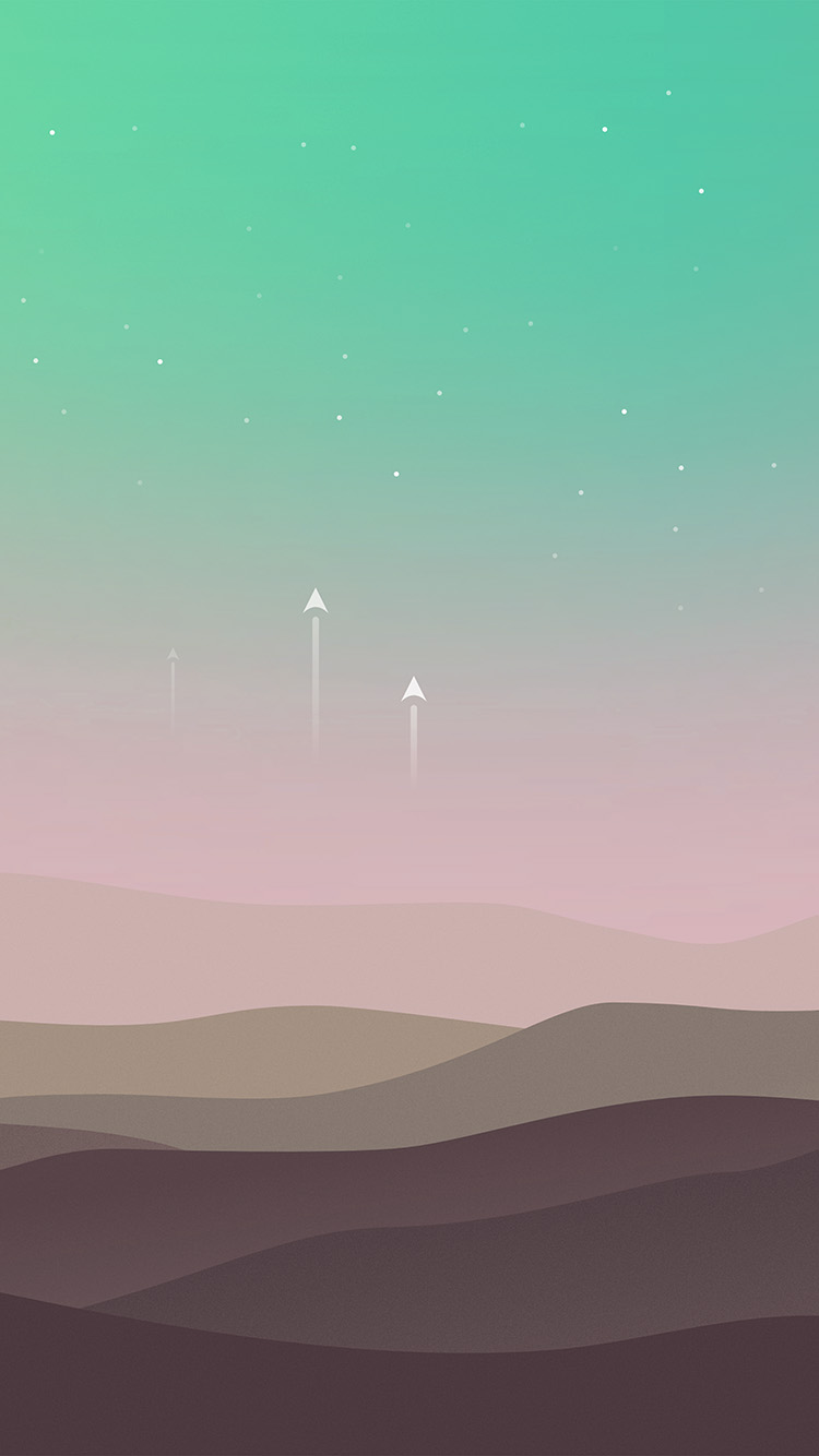 Minimal Space Art Illustration Field
