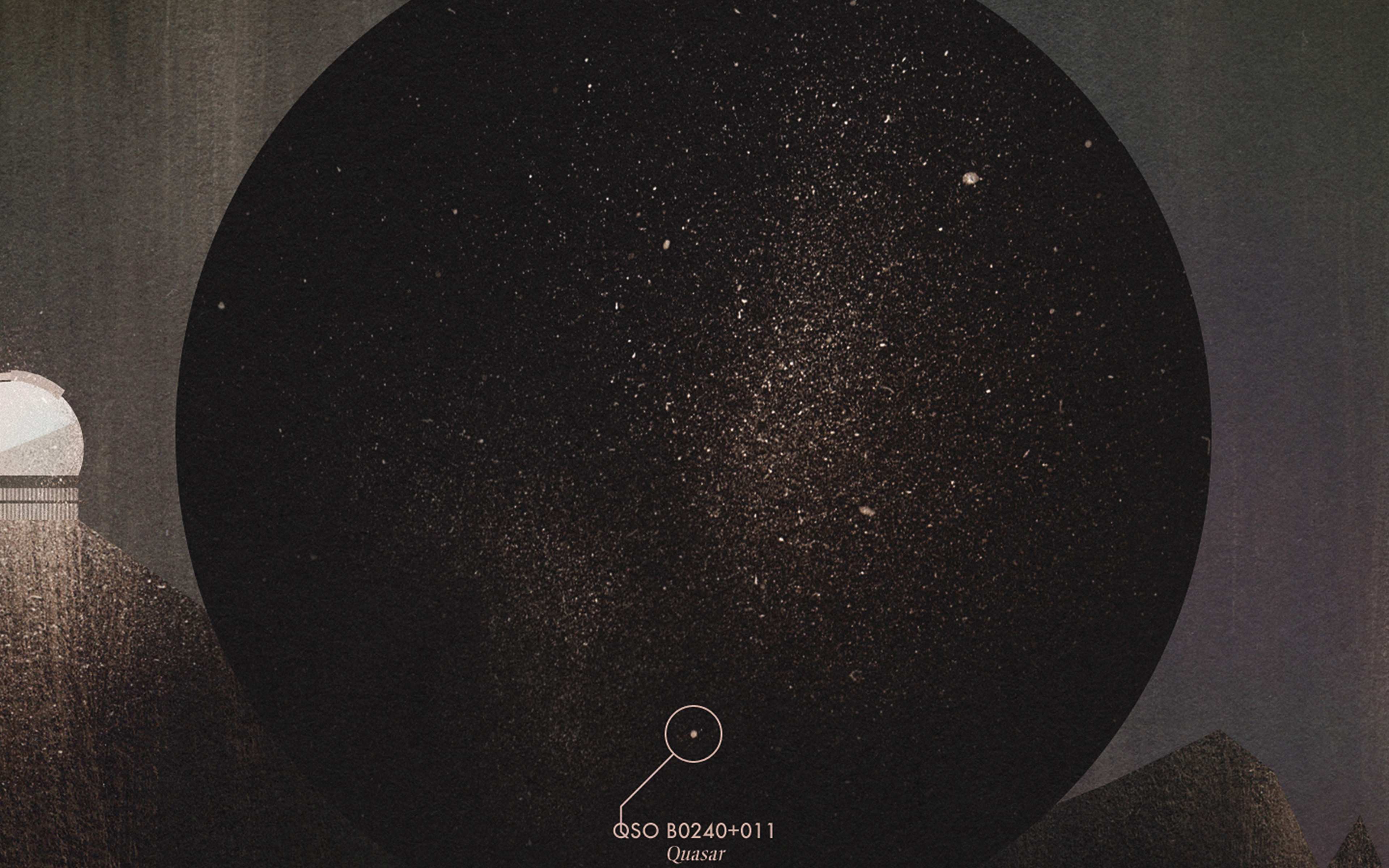 Simple Minimal Space Circle Art