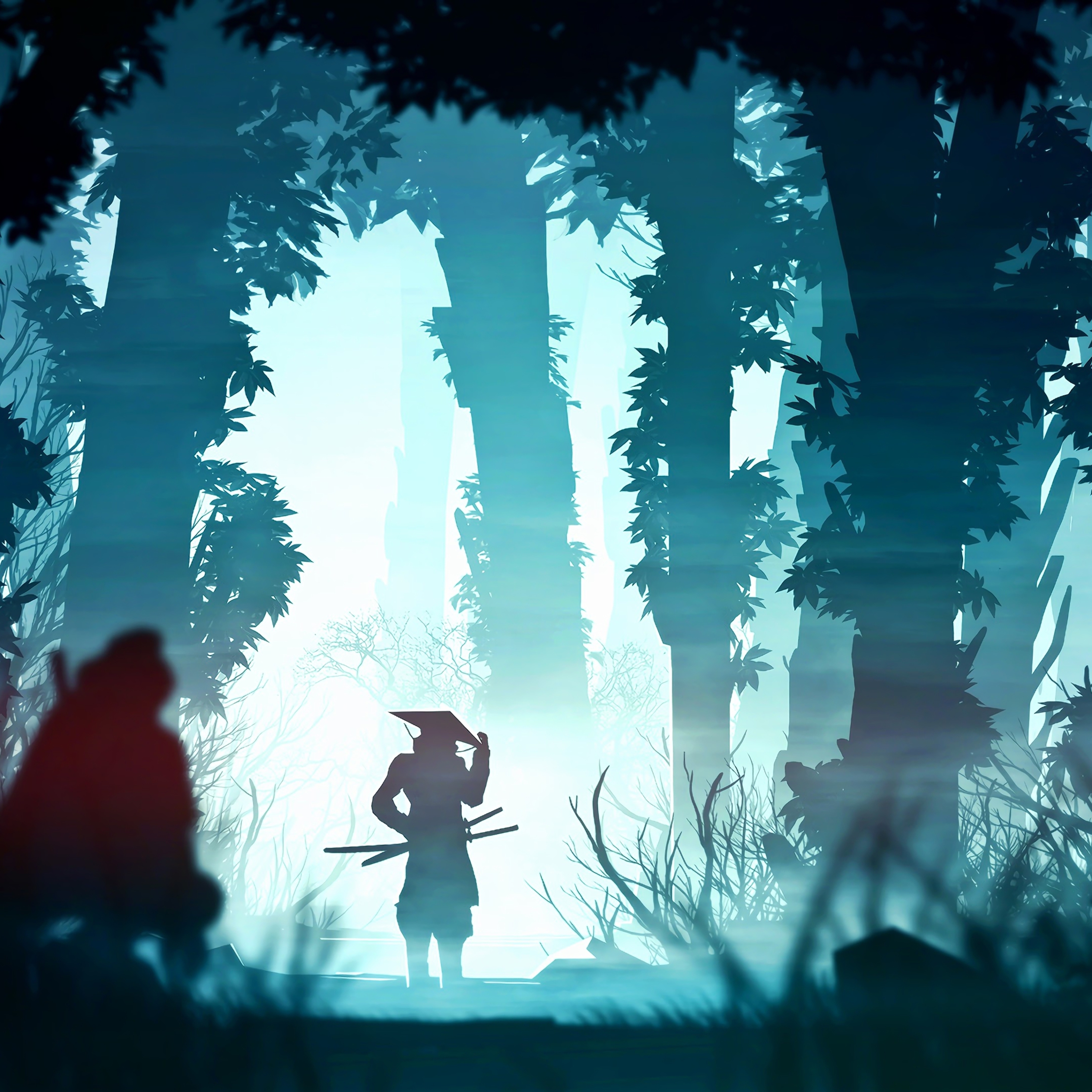 Samurai Digital Art 4k iPad