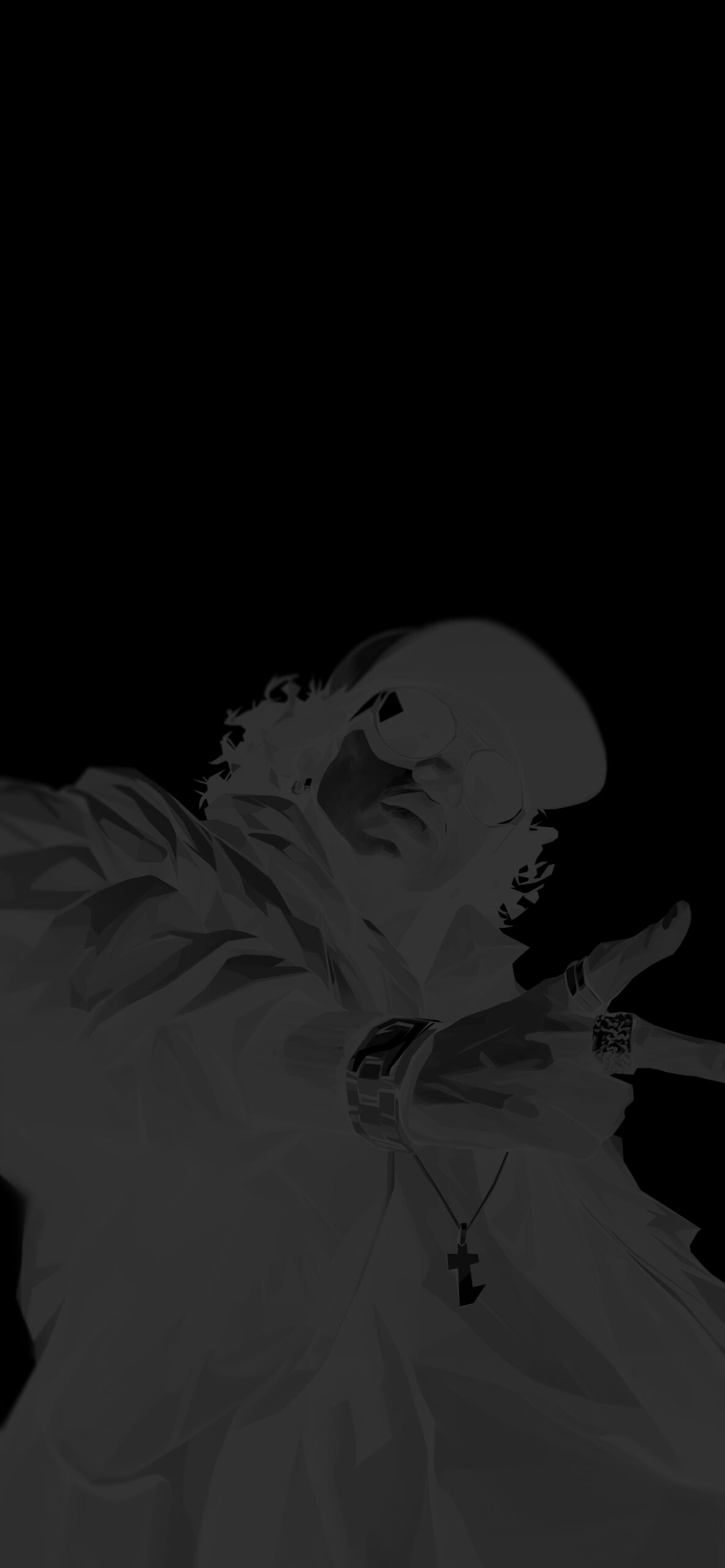 Iconic Eazy E Black & White Wallpaper