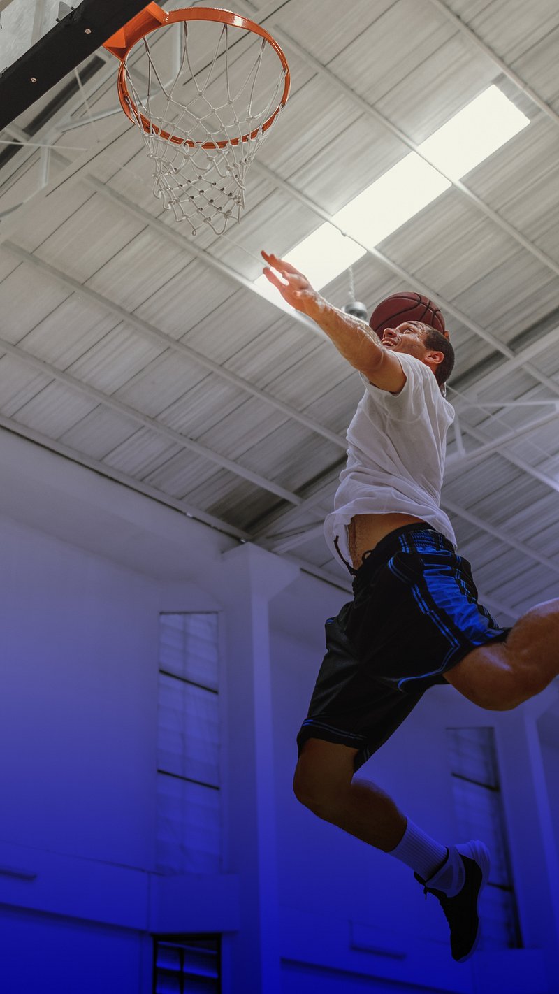 Basketball hoop. Original public domain