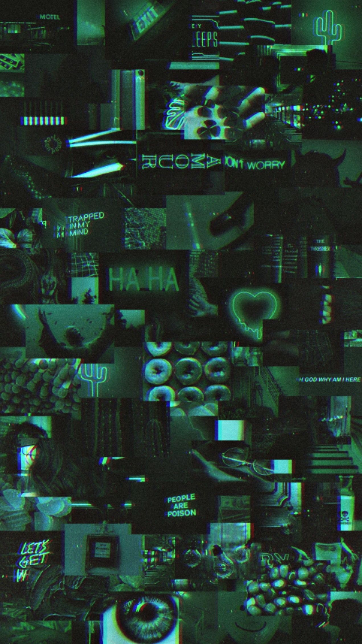 Dark Green Aesthetic Wallpaper