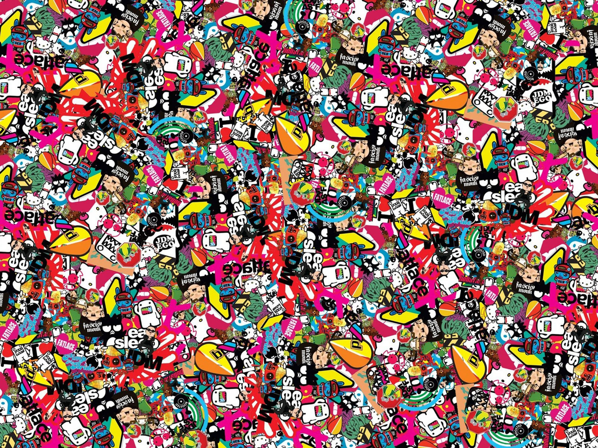 Download Dope Sticker Bomb Art Wallpaper