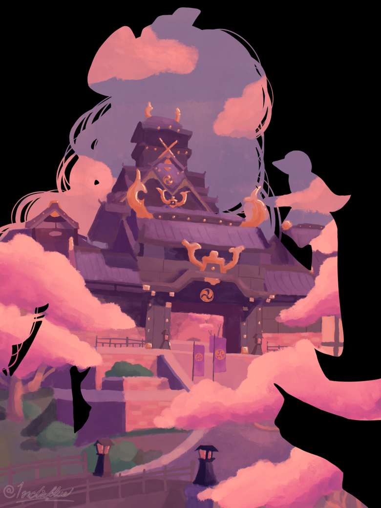 Sunset in Inazuma Wallpaper