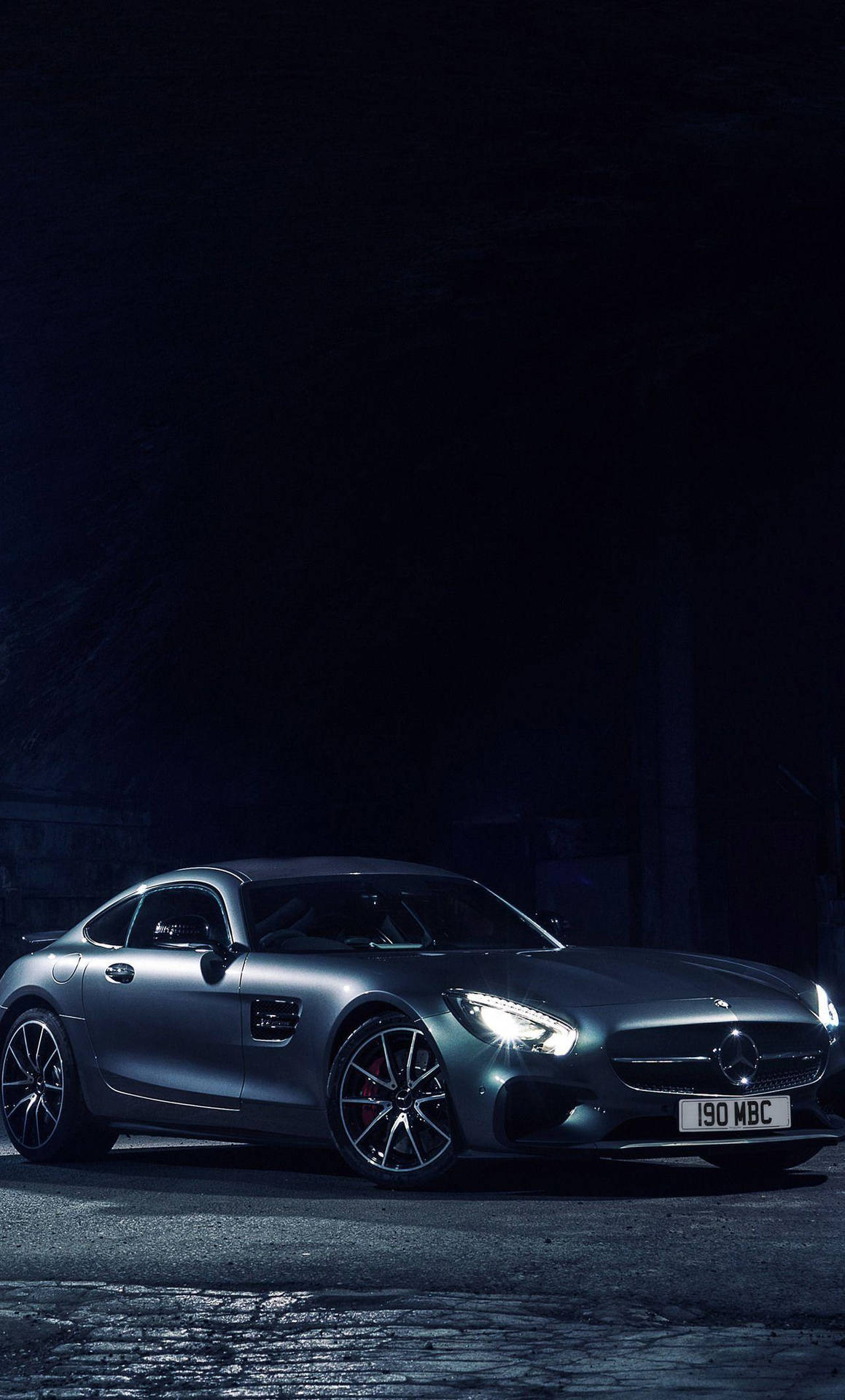 Download free Dark Mercedes Benz iPhone