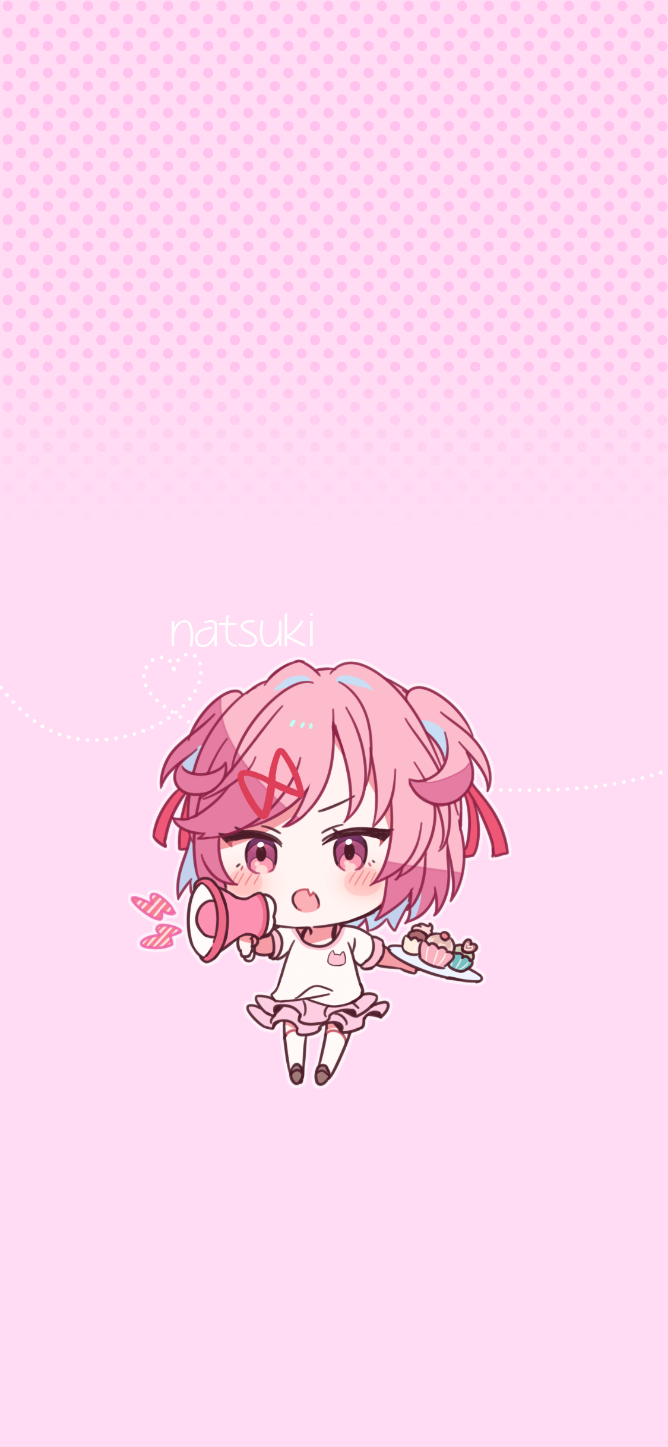 Chibi Natsuki Wallpaper. Literature