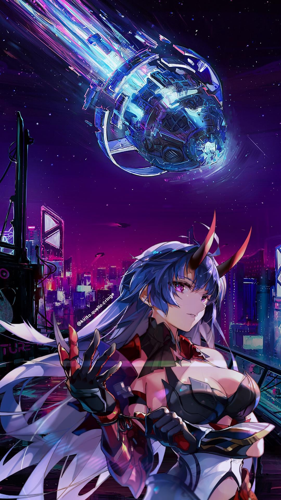 phone wallpaper Raiden Mei Edition