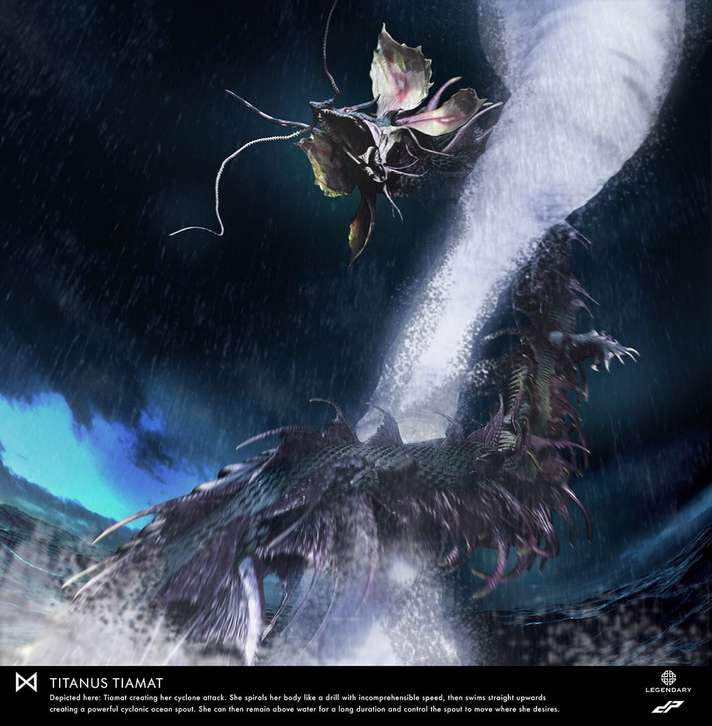 Tiamat Titan Godzilla x