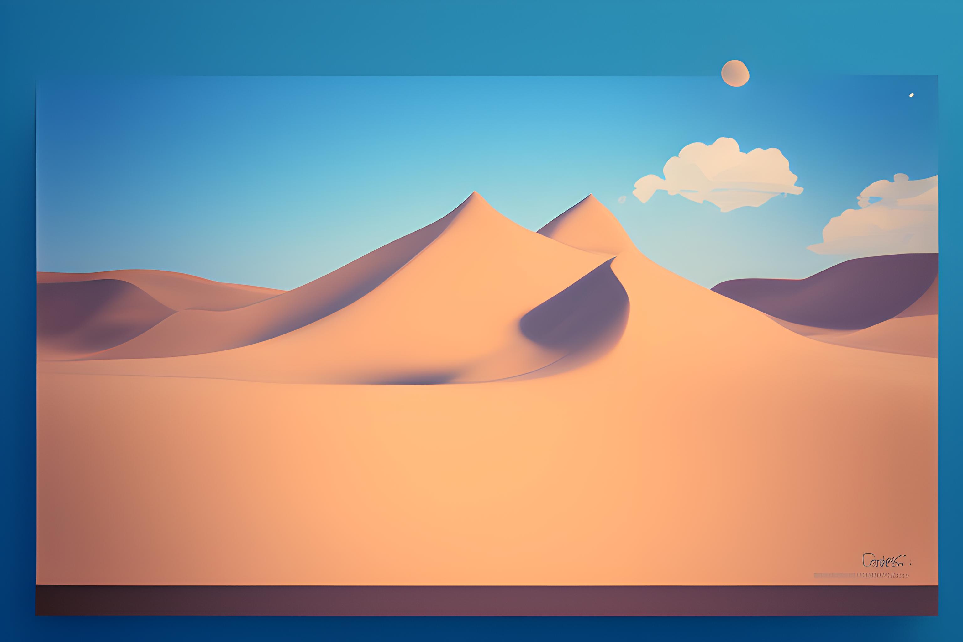 clear blue sky, sunny