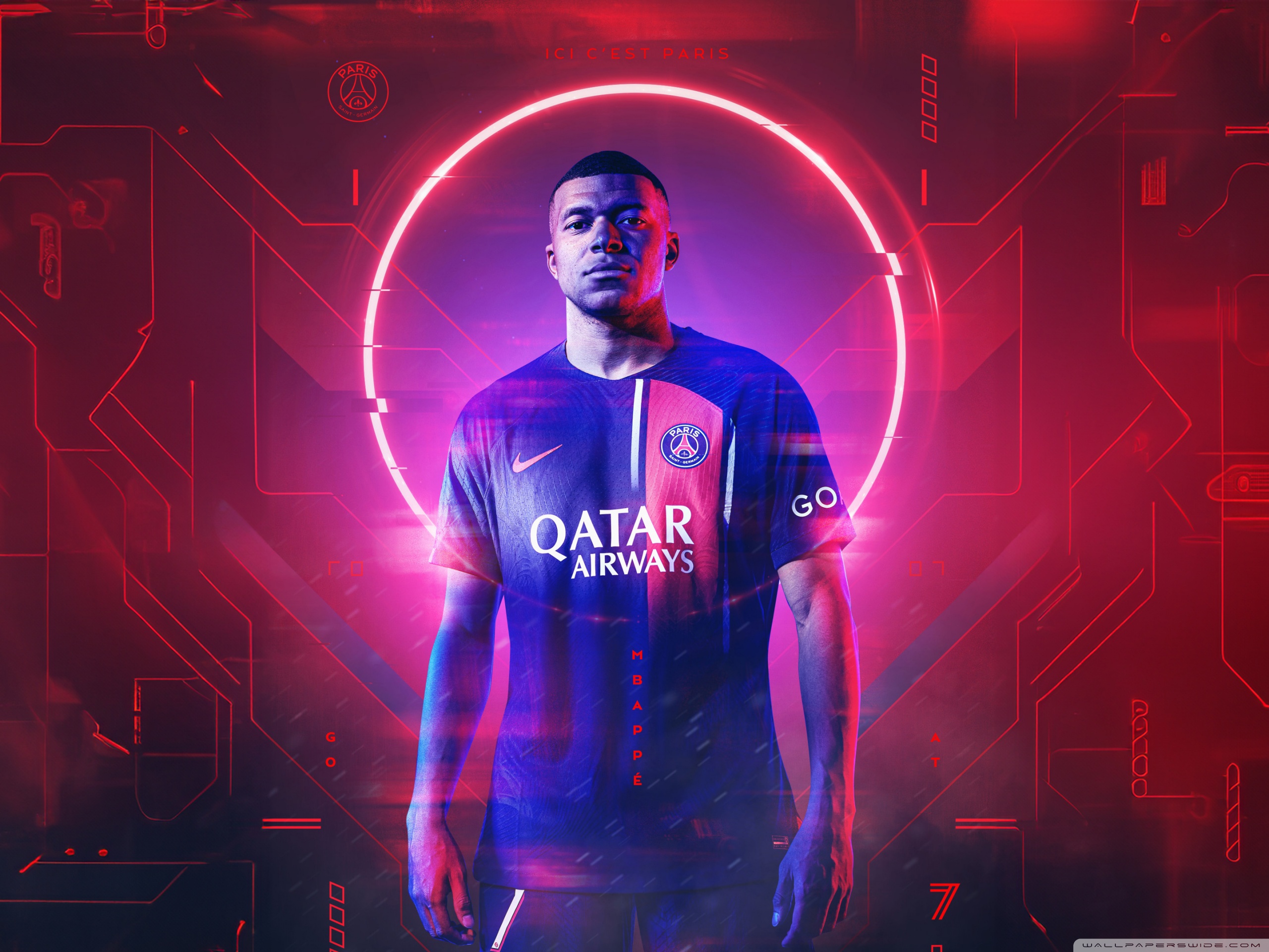 Kylian Mbappe Paris Ultra HD Desktop
