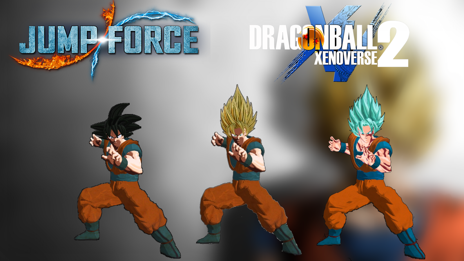 Jump Force Goku Base, SS, SSB