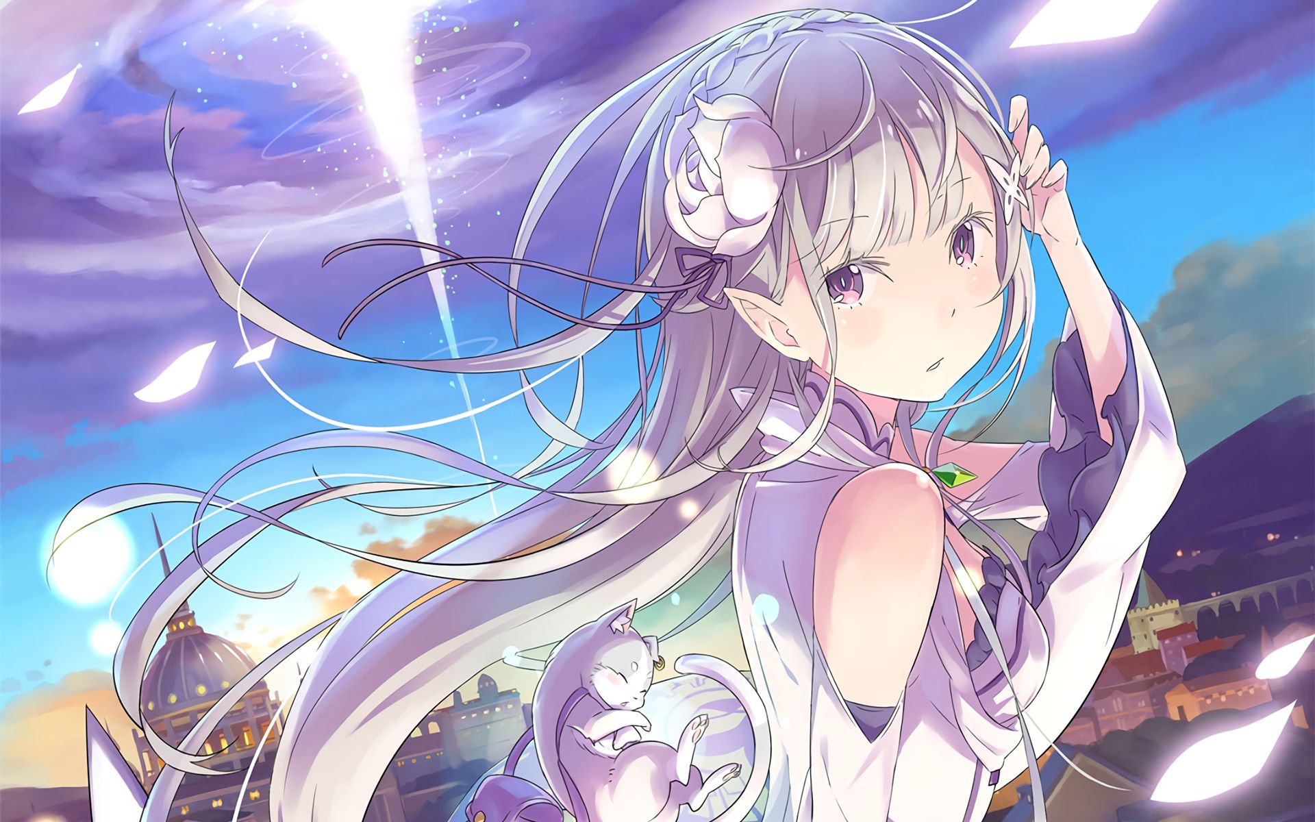 Emilia (Re:zero) wallpaper for desktop